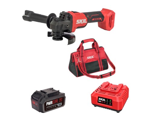 Набор: Акк. УШМ SKIL AG2907 + 2 АКБ (4Ач)+ЗУ + сумка BG4127 (фото 1)