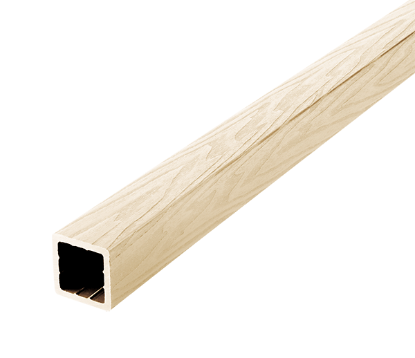 Балясина большая (квадратная) T-DECKS PREMIUM 3D CLASSIC (слоновая кость) 3х55х55 мм (фото 2)