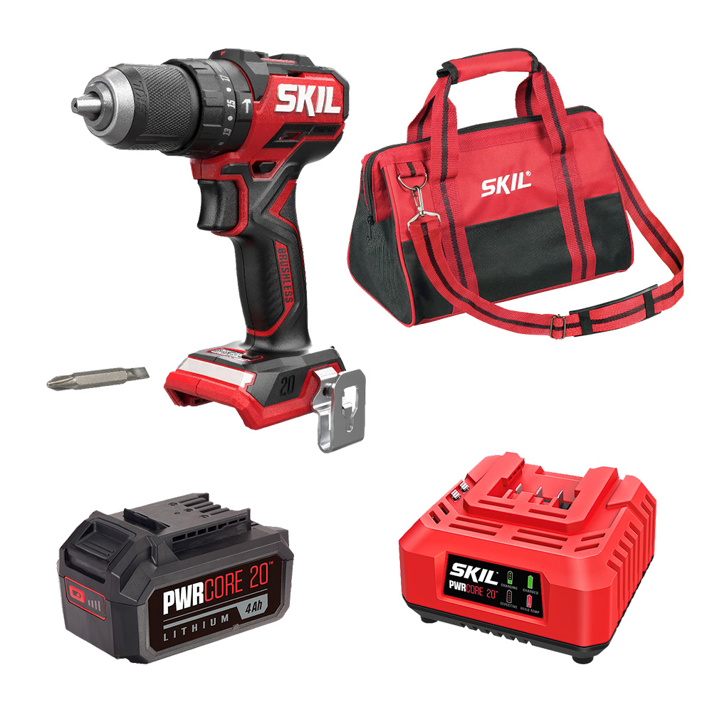 Набор: Акк. ударная дрель-шуруповерт SKIL HD6294(50НМ)+АКБ(4Ач)+ЗУ(60W)+ сумка (фото 1)