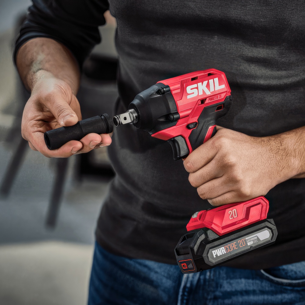 Набор: Акк. гайковерт SKIL IW6720 (330Нм)+АКБ(4Ач)+ЗУ(60W)+ сумка (фото 3)