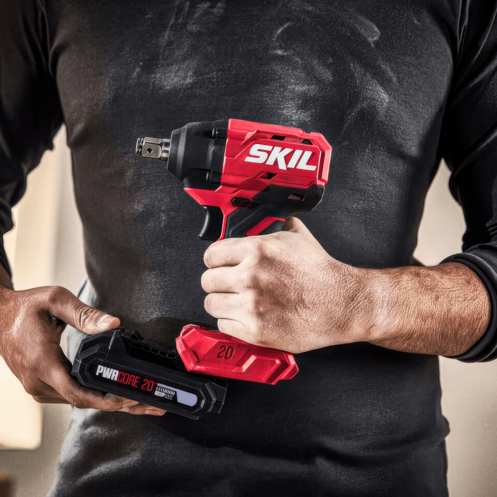 Набор: Акк. гайковерт SKIL IW6720 (330Нм)+АКБ(4Ач)+ЗУ(60W)+ сумка (фото 4)