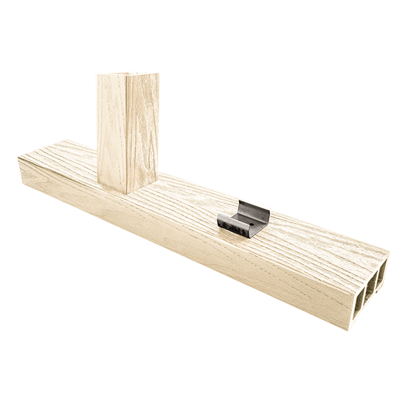 Балясина большая (квадратная) T-DECKS PREMIUM 3D CLASSIC (слоновая кость) 3х55х55 мм (фото 4)