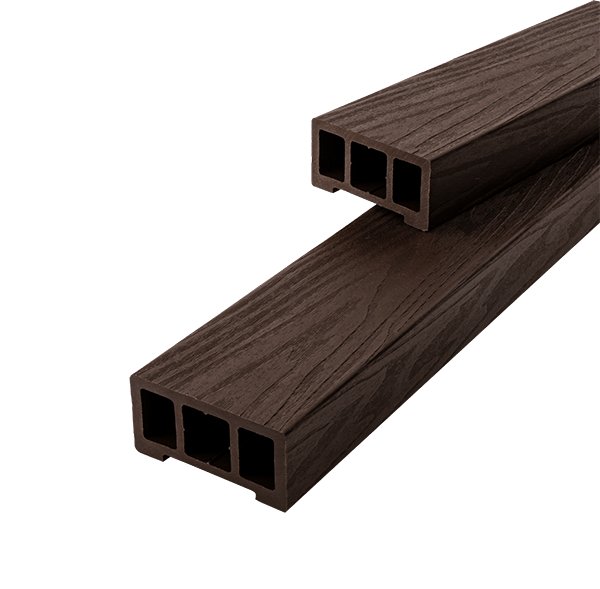Профиль перил T-DECKS PREMIUM 3D  CLASSIC (венге) 3х90х45 мм (фото 1)