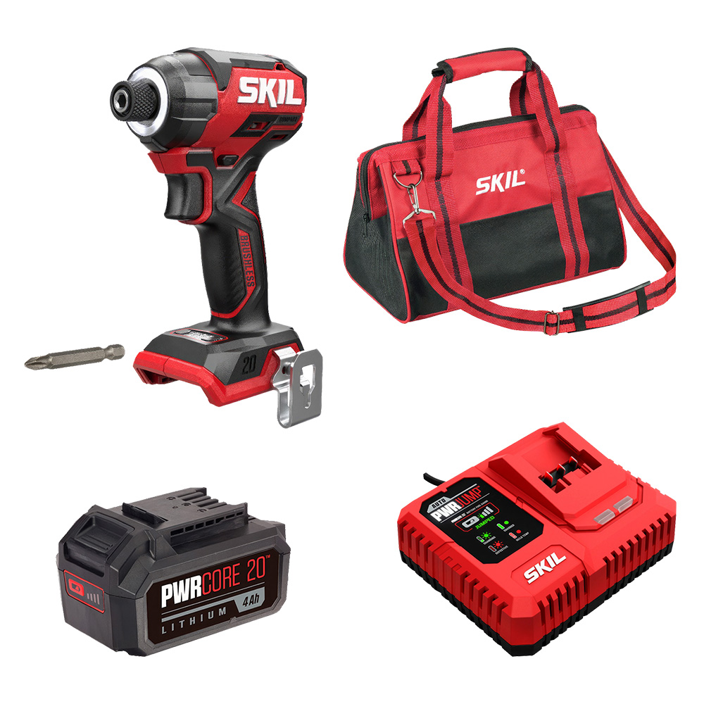 Набор: Акк. Винтоверт SKIL ID6739(250 Нм)+АКБ(4Ач)+ЗУ(150W)+ сумка (фото 1)