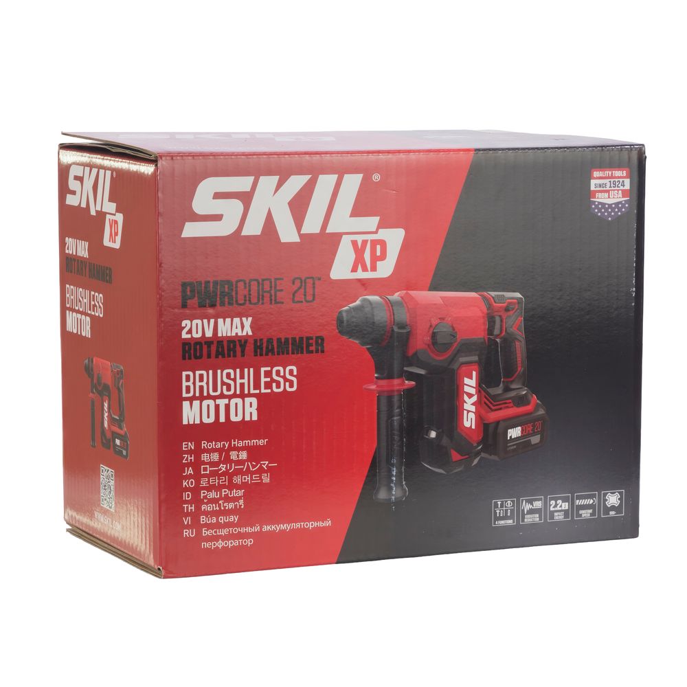 Аккумуляторный перфоратор SKIL RH1780  PWRCORE 20, 1 АКБ (4Ач)+ЗУ (фото 1)