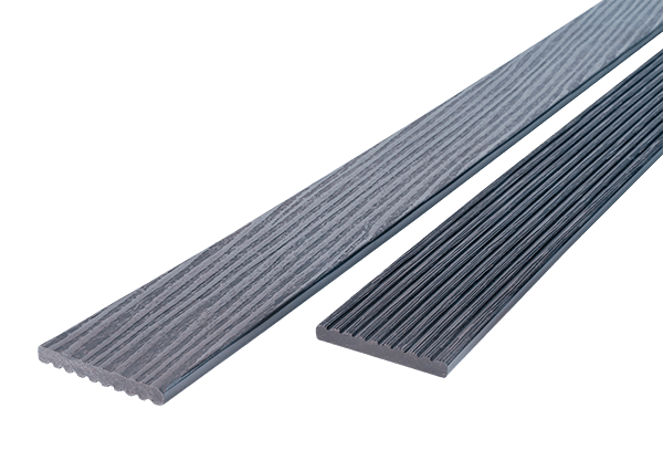 Штакетник/ Декоративная планка T-DECKS PREMIUM 3D (серый) 3х71х9 мм (фото 1)