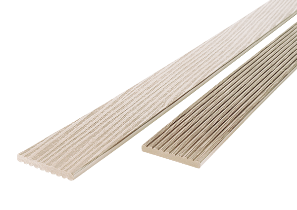 Штакетник/ Декоративная планка T-DECKS PREMIUM 3D (слоновая кость) 3х71х9 мм (фото 1)