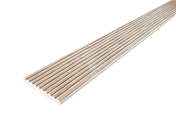 Штакетник/ Декоративная планка T-DECKS PREMIUM 3D (слоновая кость) 3х71х9 мм (фото 3)