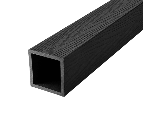 Столб ограждения большой  T-DECKS PREMIUM 3D CLASSIC (графит) 3х125х125 мм (фото 5)