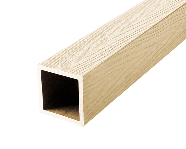 Столб ограждения большой  T-DECKS PREMIUM 3D CLASSIC (слоновая кость) 3х125х125 мм (фото 6)