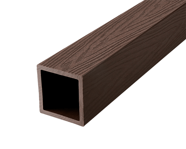 Столб ограждения большой  T-DECKS PREMIUM 3D CLASSIC (венге) 3х125х125 мм (фото 5)